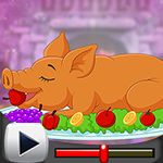 G4K Delighted Brown Pig Escape Game Walkthrough